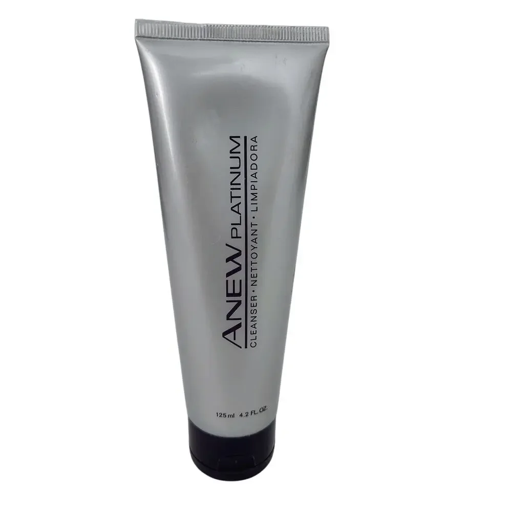 Avon Anew Platinum Facial Cleanser 4.2 oz. NEW SEALED Removes Makeup Impurities